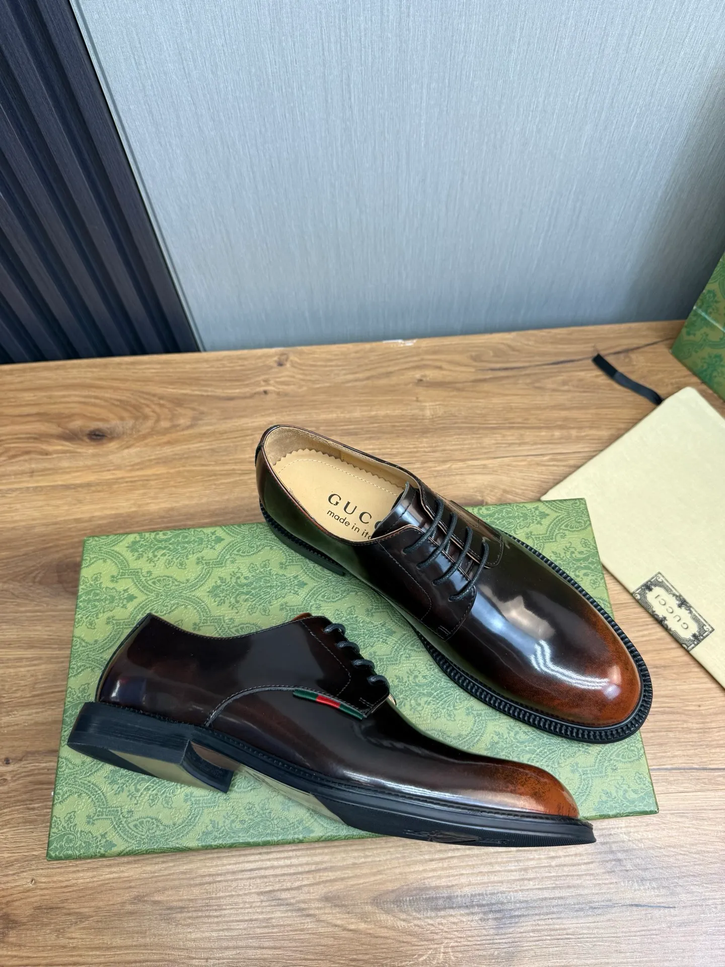 Factory price 520💰 ＧＵＣＩＩ Men's business casual leather shoes, luxurious and noble👞All imported original brand leather, just to create a more comfortable wearing experience, upper: original cowhide ➕Imported full cow lining, original outsole ✔️36-45 (45 non-returnable)